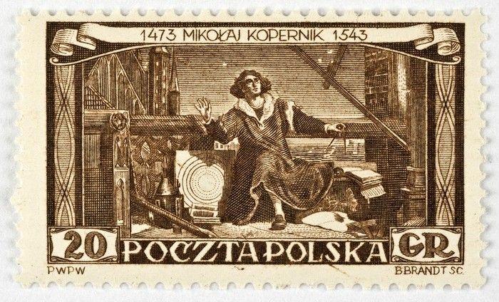 Bogusław Brandt, Próba znaczka nr 667 z serii „Mikołaj Kopernik - Międzynarodowy Rok Kopernikowski”, 1953