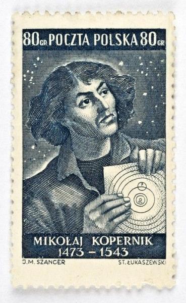 Jan Marcin Szancer, Stanisław Łukaszewski, Znaczek nr 668 z serii Mikołaj Kopernik – Międzynarodowy Rok Kopernikowski, 1953