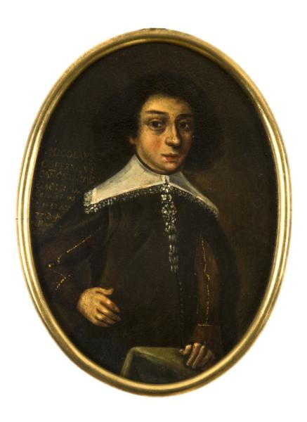 Miniature with an portrait of Copernicus